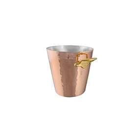 Mauviel Champagnekylare Rund 20x20 cm Hamrad Koppar