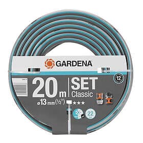 Gardena 18006-24 Classic 20m 1/2" Set med 1x18215-20 & 1x18213-20