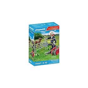 Playmobil Action 71467 Firefighting Mission: Animal Rescue