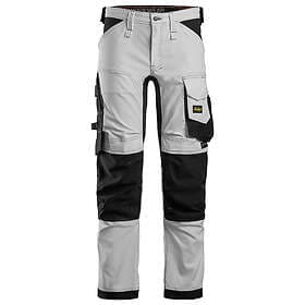 Snickers 6341 Arbetsbyxa Stretch Vit/Svart 104