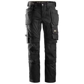 Snickers 6241 Arbetsbyxa Stretch Hölsterfickor Svart D100