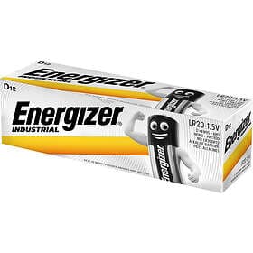 Energizer Industrial D/LR20 Batteri 12-Pack