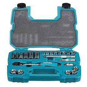 Makita B-65573 Hylsnyckelsats 3/8" 23-delar, korta & långa hylsor