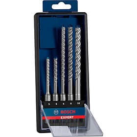 Bosch Expert SDS plus-7X hammarborrsats, 5/6/6/8/10 mm 5st för sten, betong och armerad betong