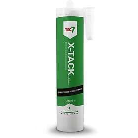 Tec7 monteringslim X-tack, vit