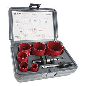 Ridgid hålsågssats bimetall, Ø25-114 mm, 10 delar