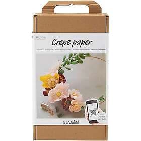 DIY Kit Kräppapper, Blomkrans