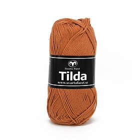 Svarta Fåret Garn Tilda 50g rost – Russet orange 539