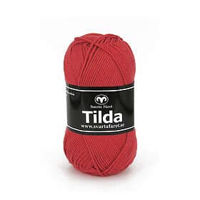 Svarta Fåret Garn Tilda 50g röd – Grenadine 545