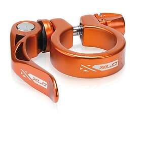 XLC sadelkloss orange med Quick Release Storlek 31,8 mm