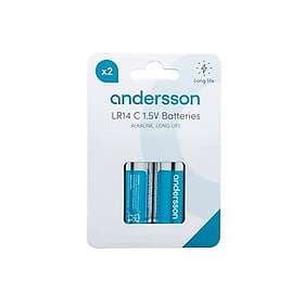 Andersson LR14 C Long Life Alkaline 2pcs