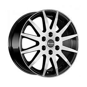 Tomason TN1F Black Matt Polished 7.5x17 5/118 ET64 B71.1