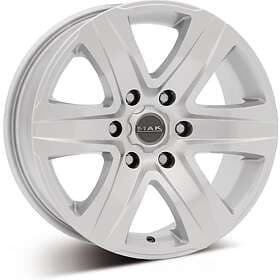 MAK Wheels Stone6 Silver 7.5x17 6/114.3 ET50 CB66.1