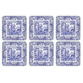 Spode Blue Italian Glasunderlägg 6-Pack