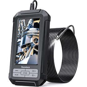 NÖRDIC DS350 Endo-/Boreskop Kamera 1080P Digital Inspektionskamera 5m kabel 5,5mm IP67 4,3'' LCD Skärm 6x LED