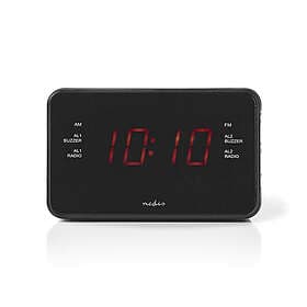 Alarm Klockradio LED Svart