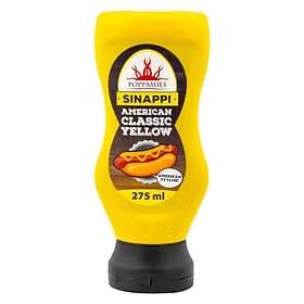 Mustard Poppamies Amerikansk gul senap Yellow 275ml