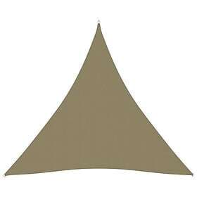 vidaXL Solsegel Oxfordtyg trekantigt 4,5x4,5x4,5 m beige 135178