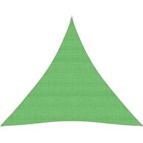 vidaXL Solsegel 160g/m² ljusgrön 4,5x4,5x4,5 m HDPE 311315