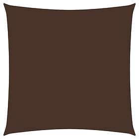 vidaXL Solsegel oxfordtyg fyrkantigt 4,5x4,5 m brun 135800