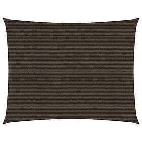 vidaXL Solsegel 160g/m² brun 2,5x3,5 m HDPE 311783