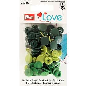 Prym Love Color Snaps blandade gröna 30 st