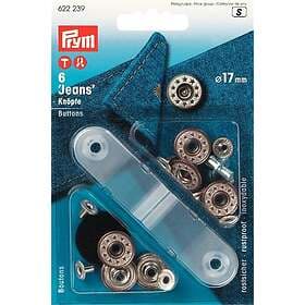 Prym Jeansknappar Stjärna antik mässing 17 mm 6 st