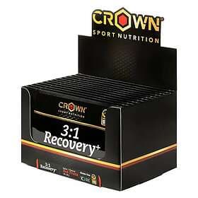 Crown Sport Nutrition 3:1 Recovery+ Sachets Box 50g 10 Units Chocolate Svart