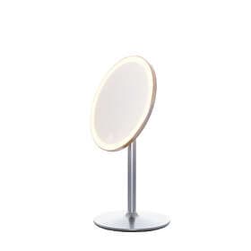 Dansani Handy sminkspegel med belysning, Ø18 cm, krom