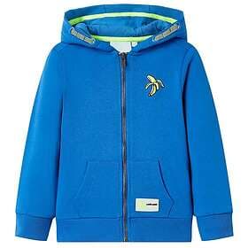 vidaXL Barnhoodie med dragkedja blå 104 11695