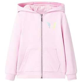 vidaXL Barnhoodie ljusrosa 92 10849