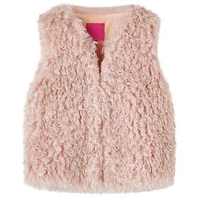 vidaXL Väst för barn konstpäls rosa 92 14394