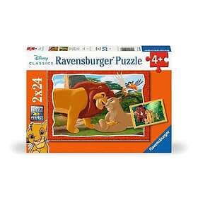 Ravensburger Pussel: Lejonkungen 2x24 Bitar