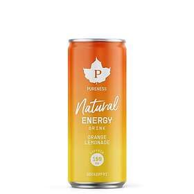 Pureness Natural Energy Drink Orange Lemonade 330ml