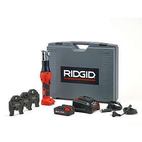Ridgid pressmaskin RP219, med batteri, laddare och U16-20-25 käftar
