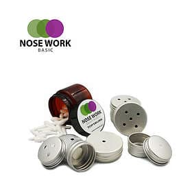 Kit Nose Work med Behållare och Burk med 40 st Topshuvuden
