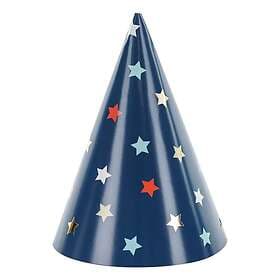 PartyDeco Kalashattar Stjärnor 6-pack