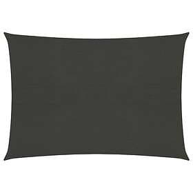 vidaXL Solsegel 160g/m² antracit 3,5x4,5 m HDPE 311076