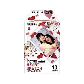 Fujifilm Instax Mini Film Heart Sketch 10-pack