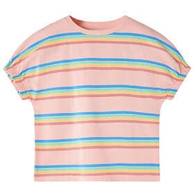 vidaXL T-shirt för barn persika 116 11461