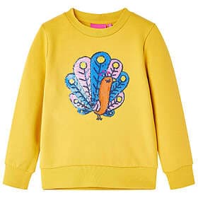 vidaXL Tröja för barn mörk ockra 92 13599
