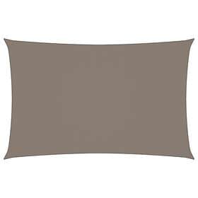 vidaXL Solsegel oxfordtyg rektangulärt 3x6 m taupe 135433