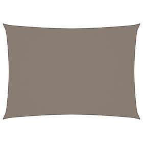 vidaXL Solsegel oxfordtyg rektangulärt 2,5x4 m taupe 135427