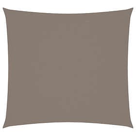 vidaXL Solsegel oxfordtyg fyrkantigt 3x3 m taupe 135412