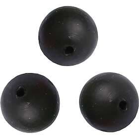 Wiggler Soft Beads Svart 10mm (10-pack)