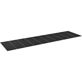Halle Kanalplasttak komplett Isolux rökfärgat 16x1050x4000 mm 10st skivor