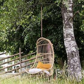 Venture Home Hängstol Pulau Hangingchair Rattan Nature Creme 6027-089