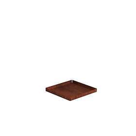 Jabo Bottenplatta Odla Corten Tjocklek 1,5 mm för Blomkruka 25x25x30cm T=1,5mm 44681