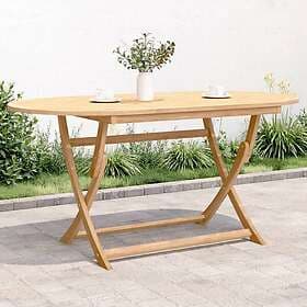 vidaXL Hopfällbart trädgårdsbord 160x85x75 cm massivt akaciaträ 365746