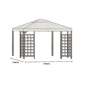 Brafab Hov tak Beige 3 x 4 m